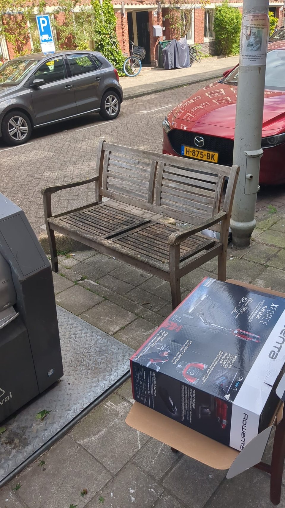 Bench in relatively good condition