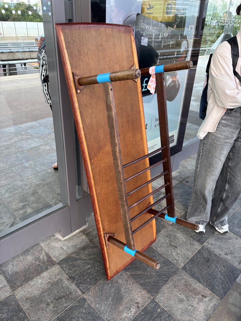 Coffee table at metro station Amstelveenseweg (definitely abandoned)
