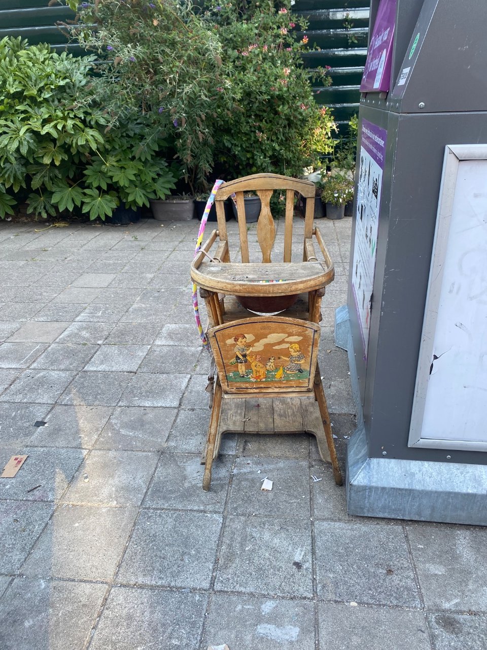 Antique child chair