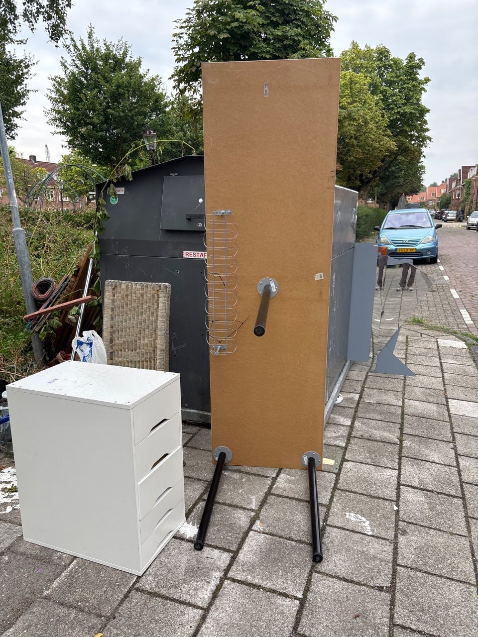 Full Ikea Desk in white