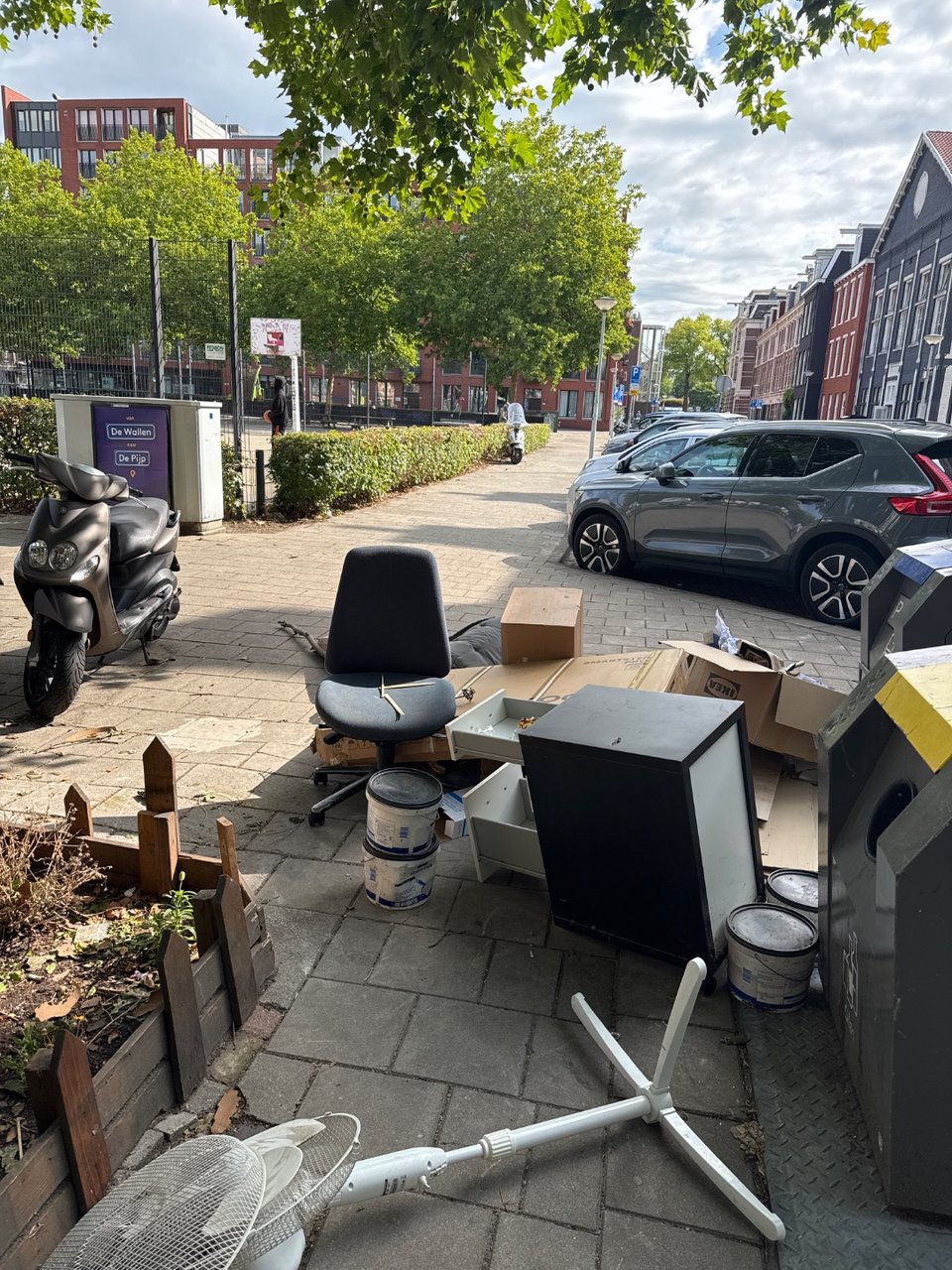 Desk chair and cabinet!