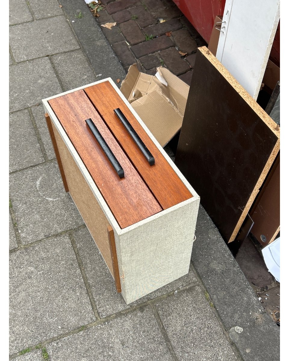 Vintage bestek lades.