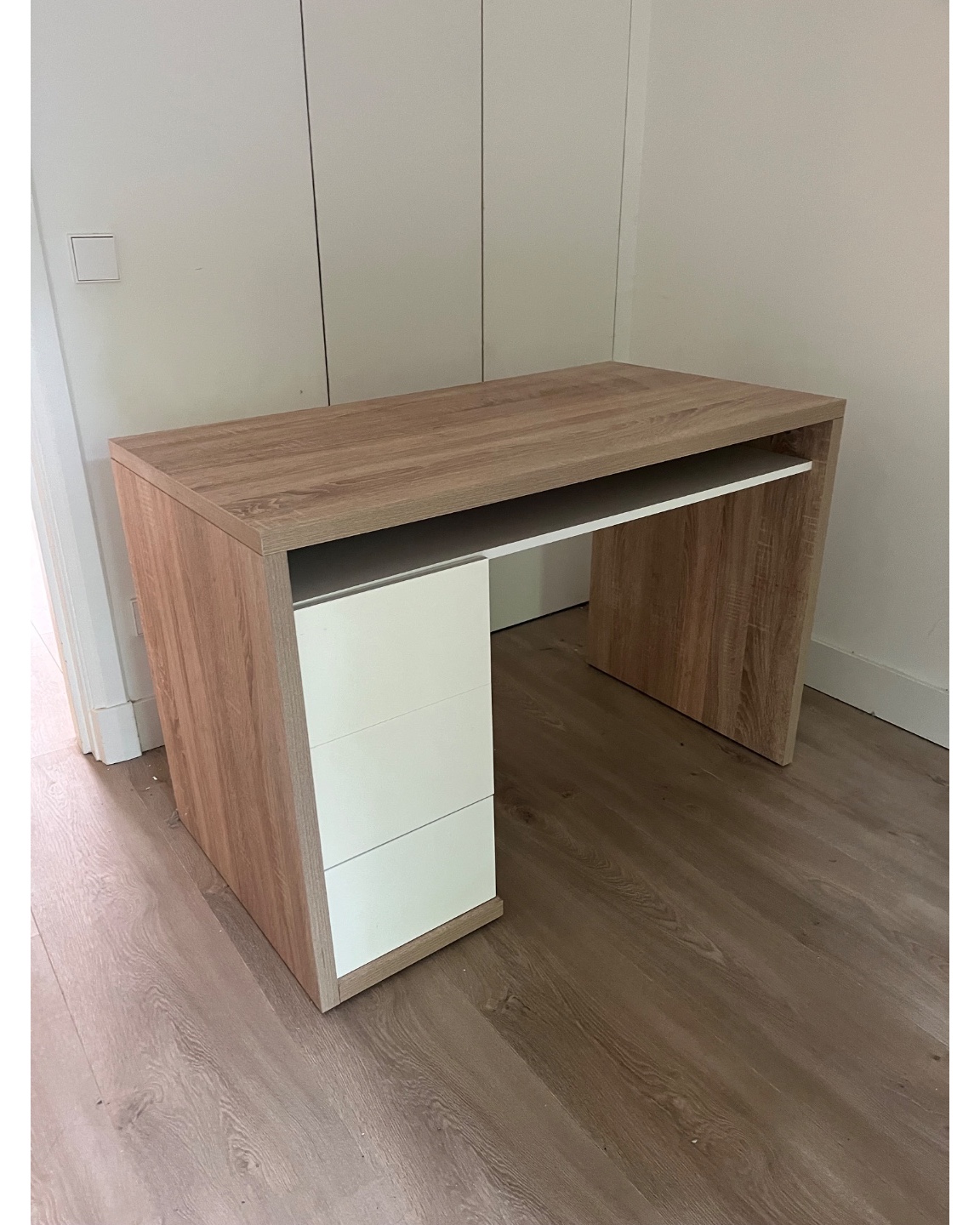 Can be picked up tonight after 18.20 (ground floor)