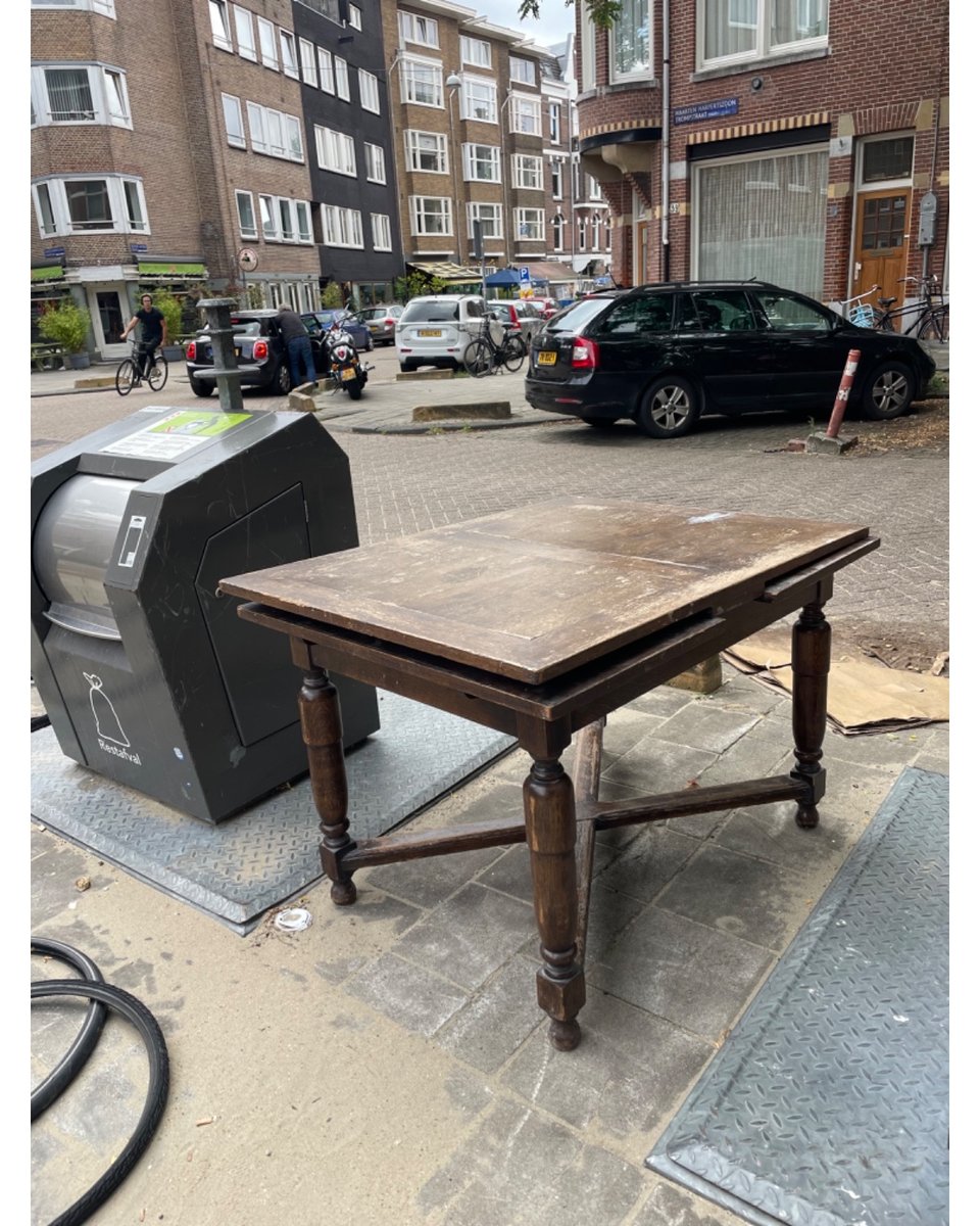 Houten uitklapbare tafel