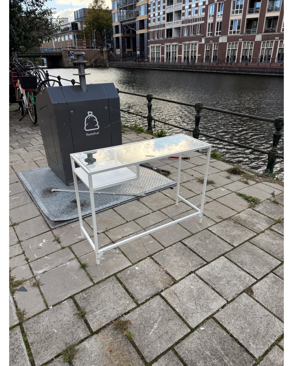 Laptoptafeltje met glasplaat, geen beschadigingen