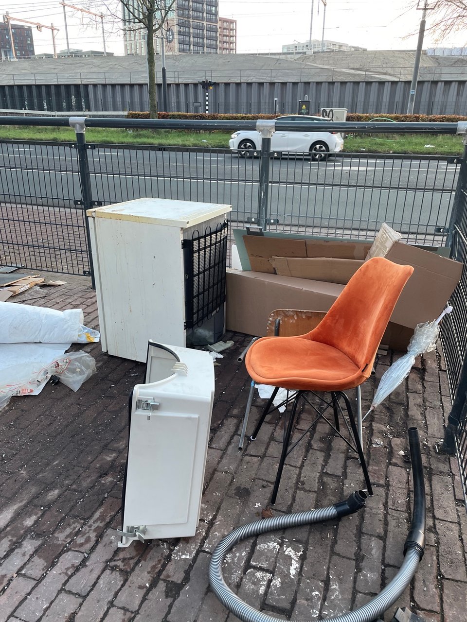 Chair, refrigerator and other stuff