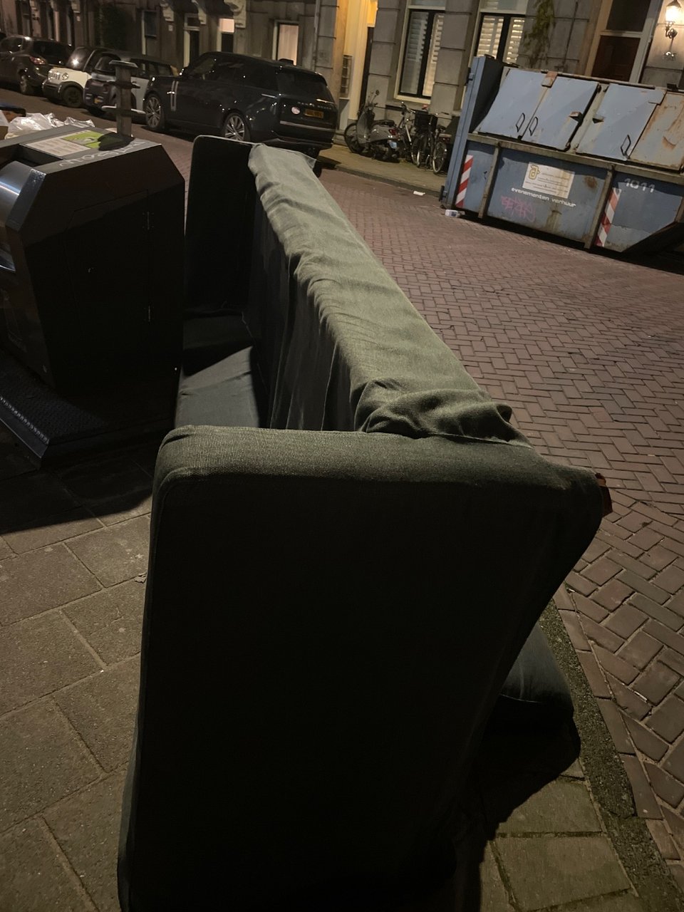 Mooie bank, ziet er goed uit