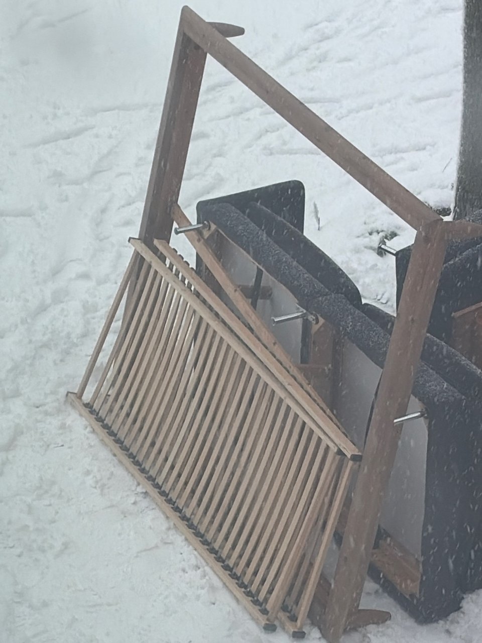 bed en onderstel er bij