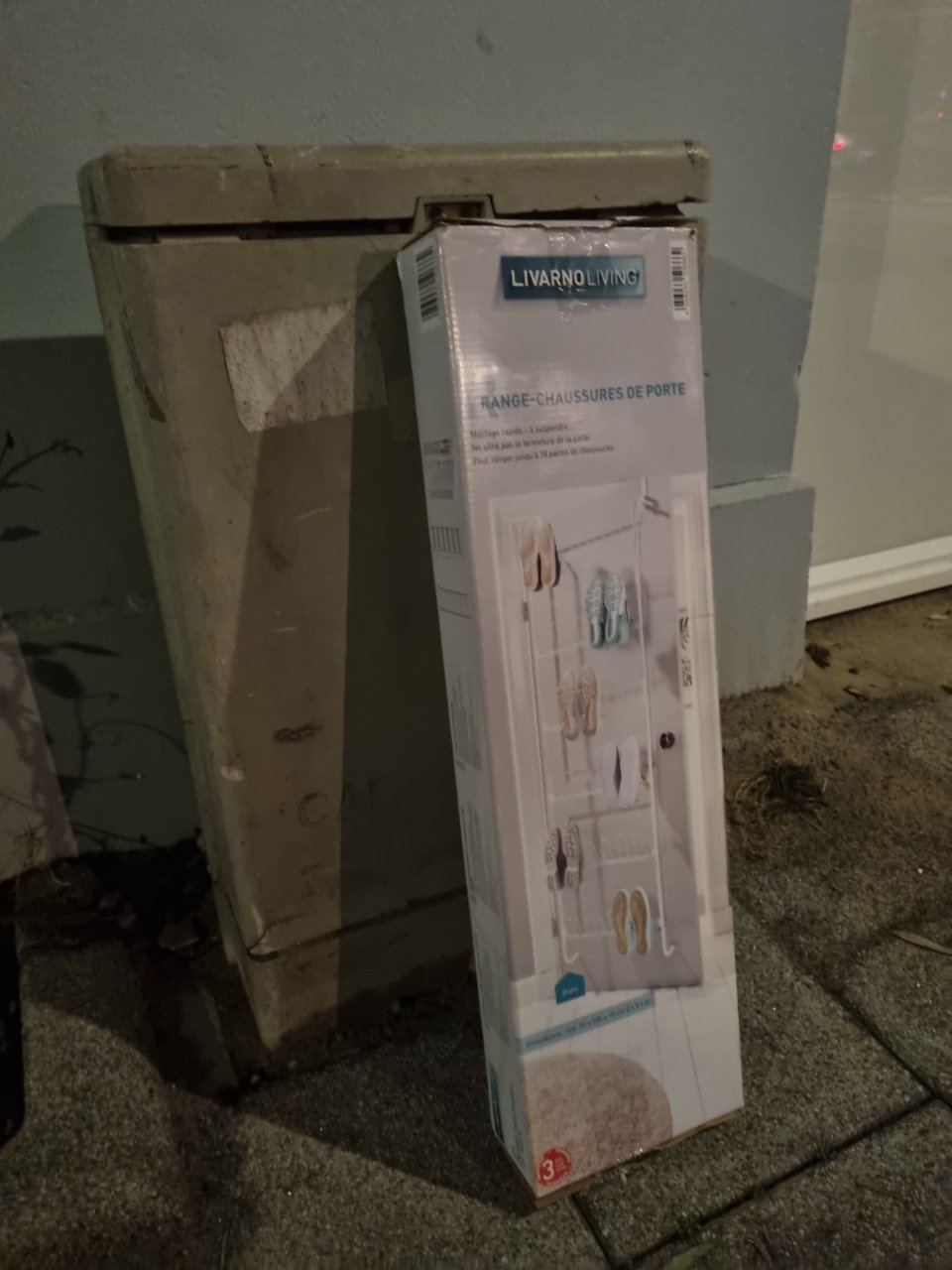 Schoenenrek om op de deur te hangen