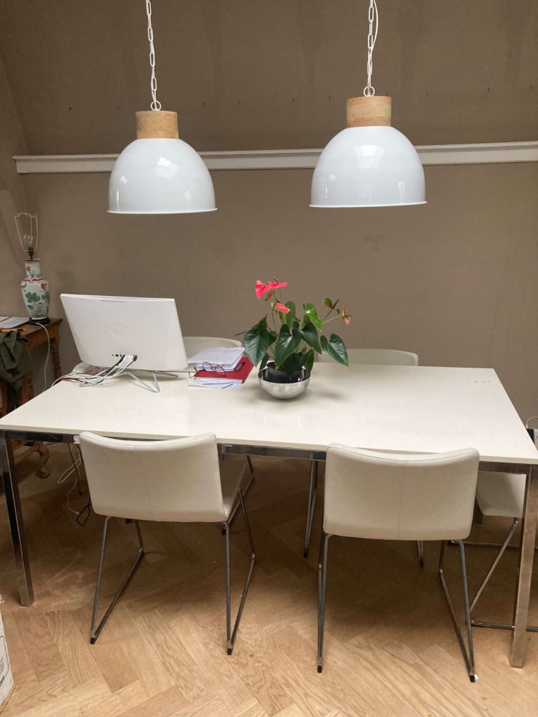 IKEA kitchen table. In good condition apart from a small mark on one part of the table. 2 chairs are available to take if desired. It’s inside the apartment, will need to be taken out. Txt me if interested: 0638162471. Needs to be collected today (Friday) or Saturday.