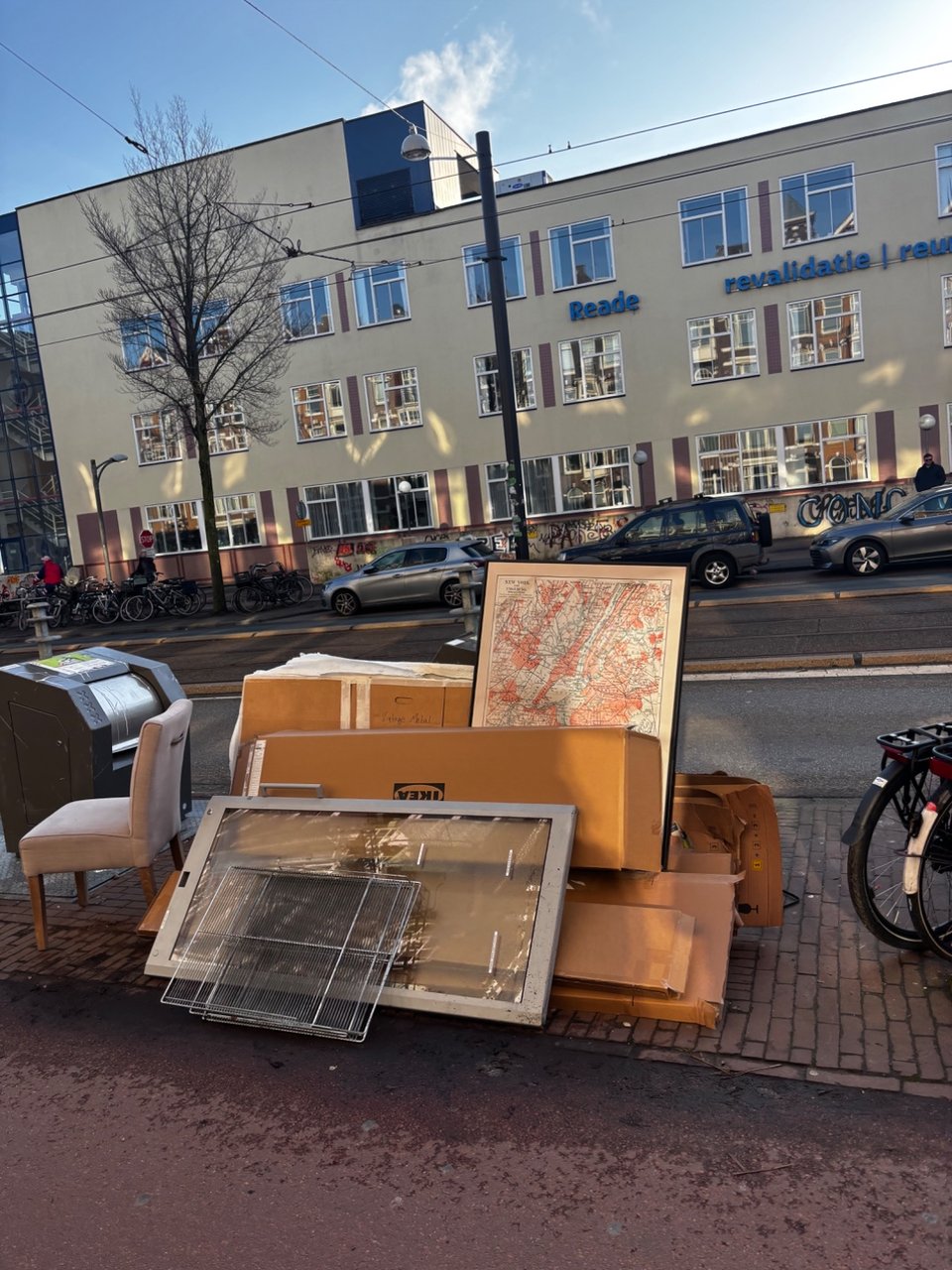 New York City map poster in frame