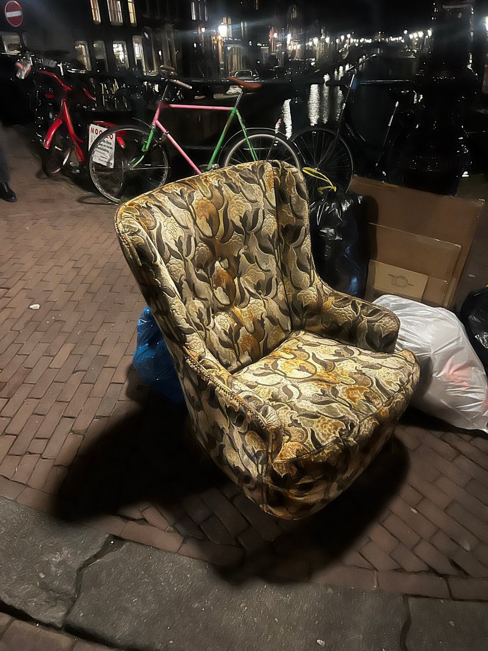 Antique sofa in decent shape