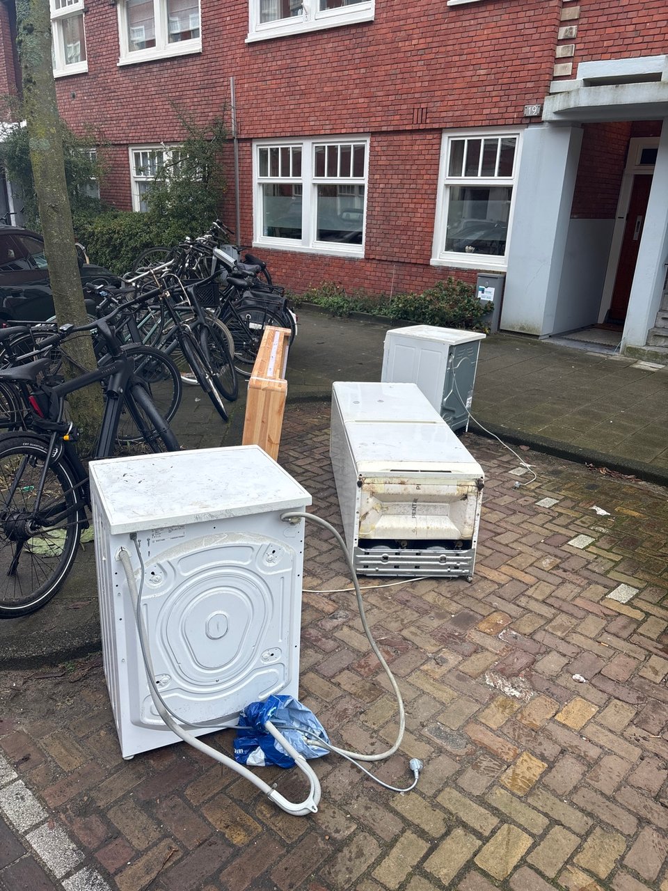 Dryer, washing machine and bed frame