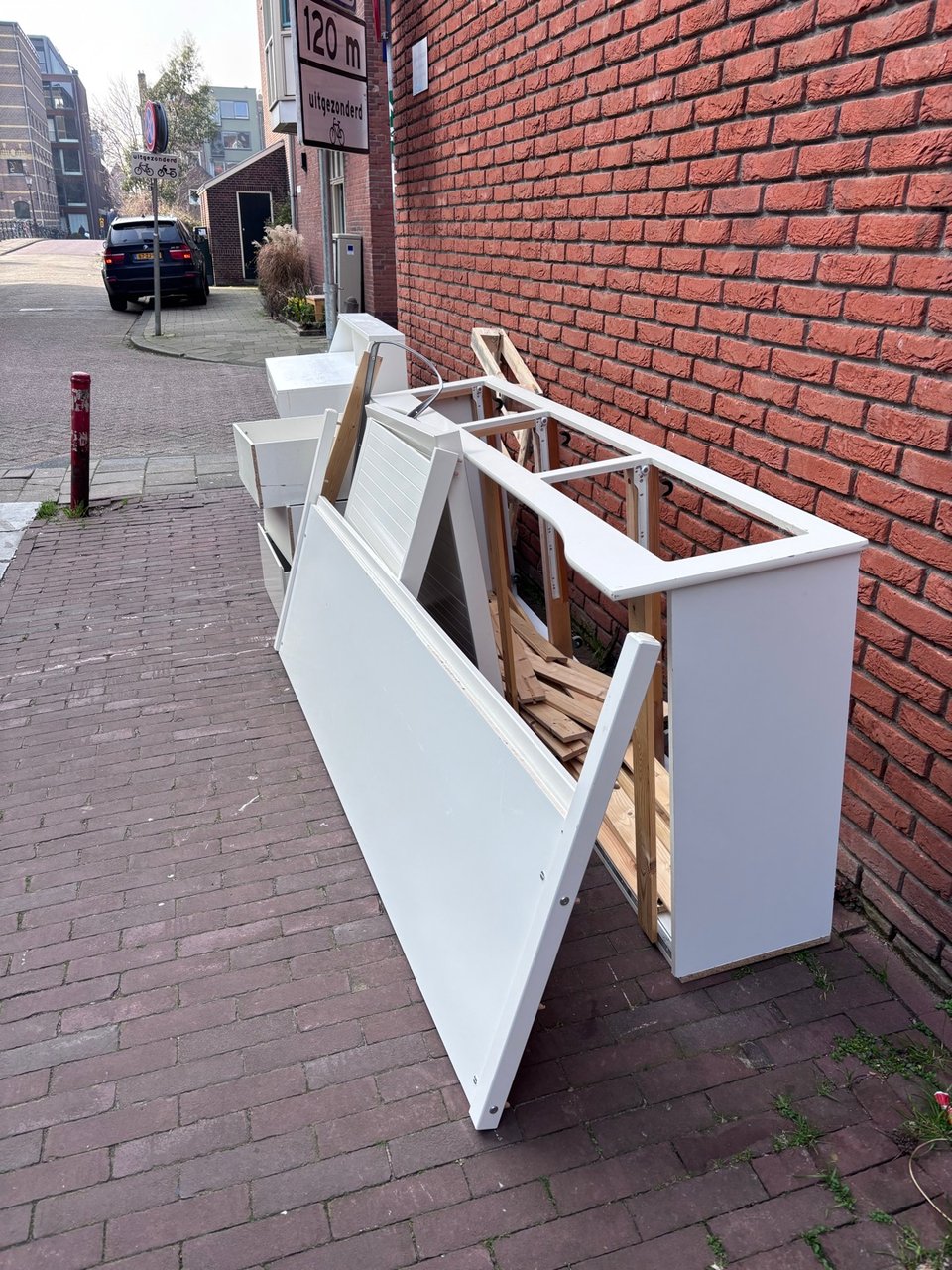 Desk and bed with drawers