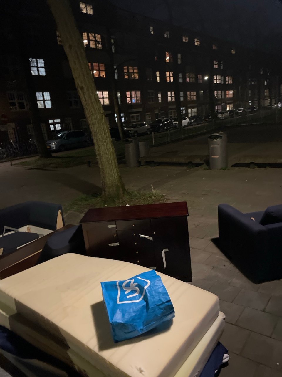 Nice cabinet and L couch