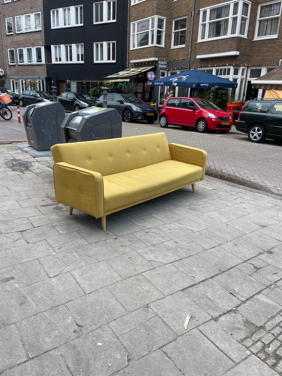Yellow sofa