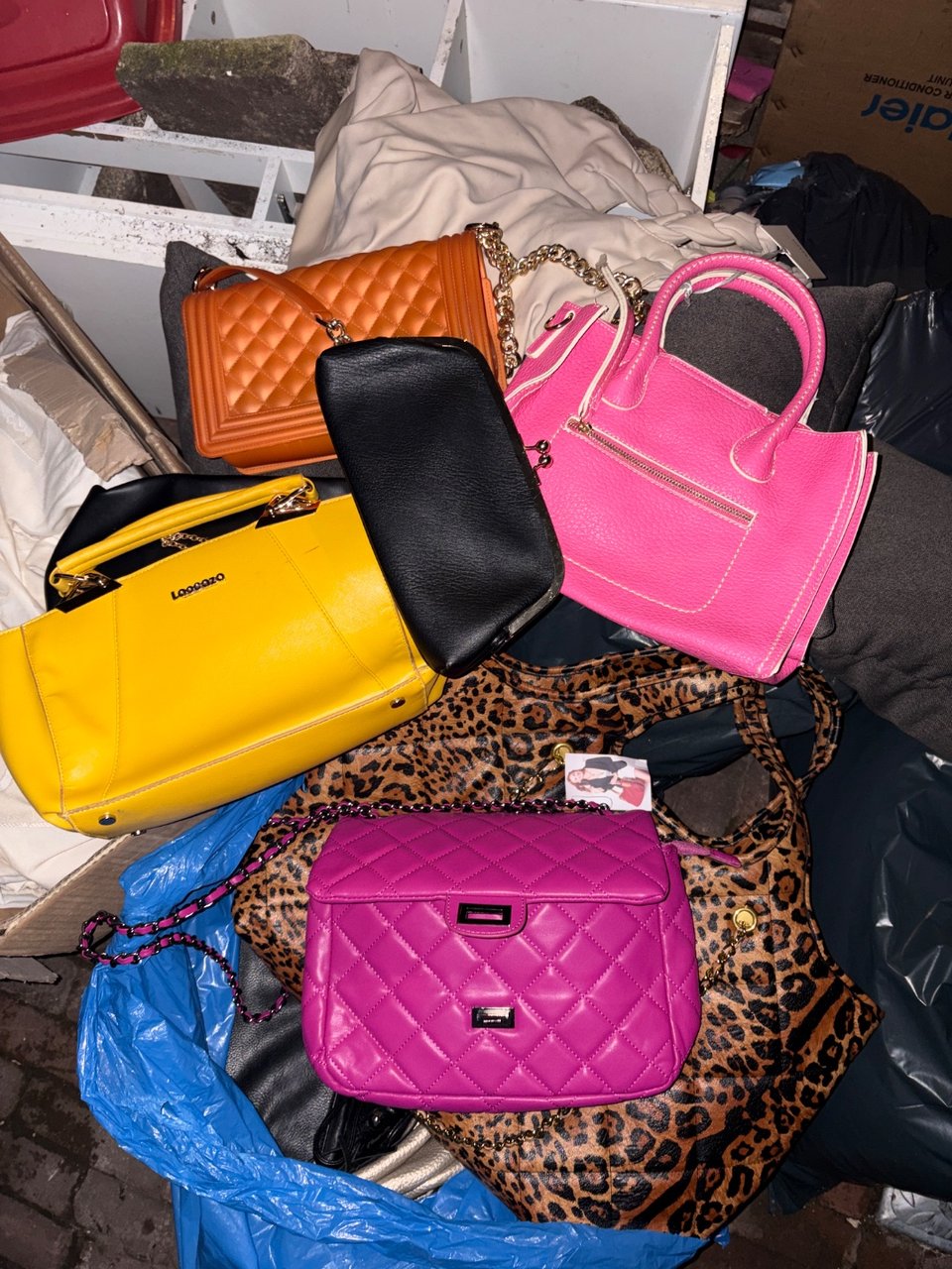 A lot of new women's handbags