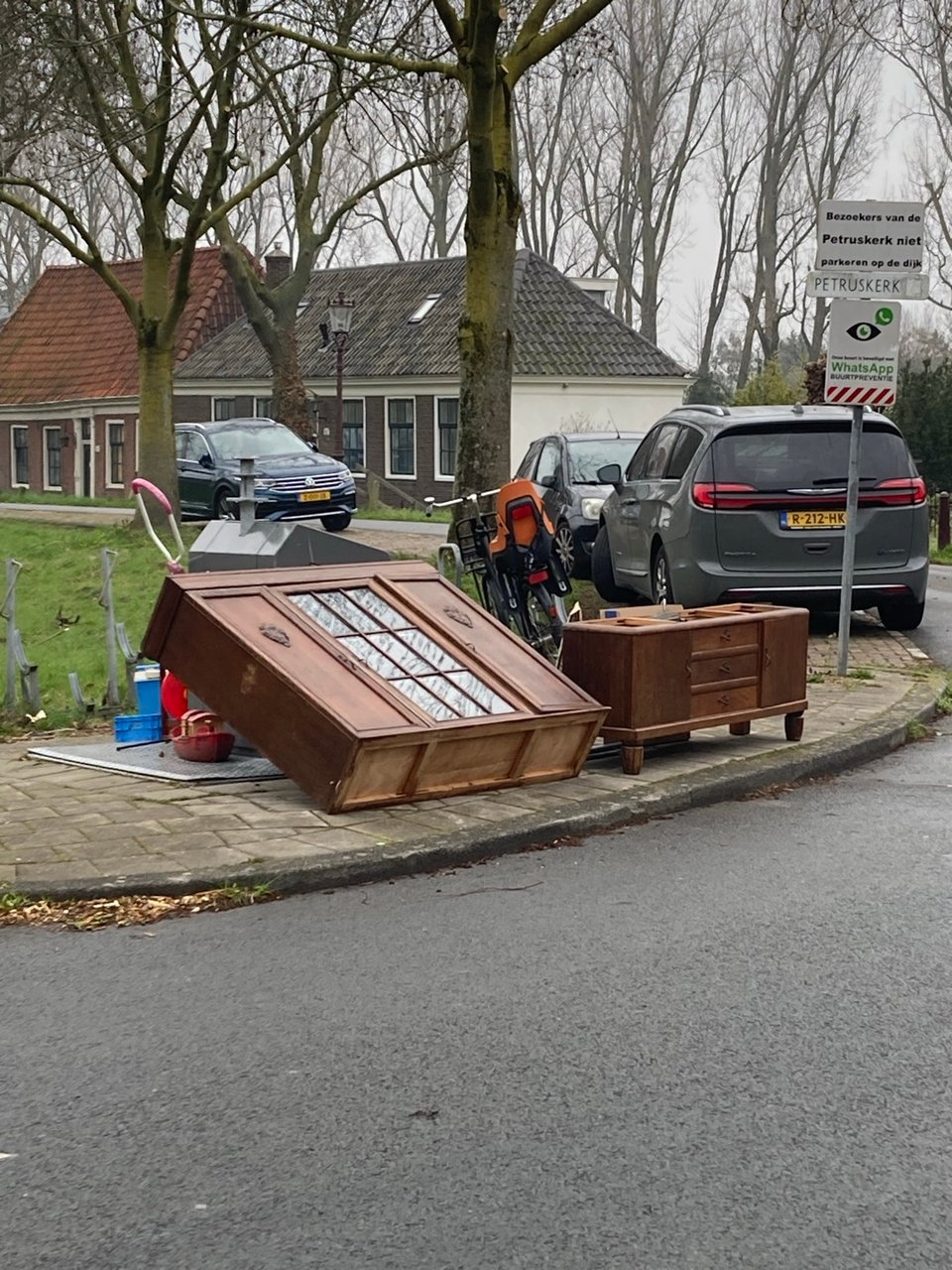Old style kitchen cupboard