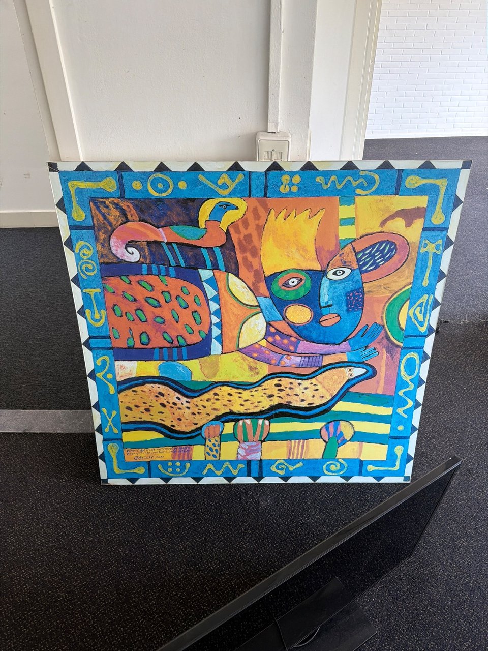 Working TV + cool art for your wall.