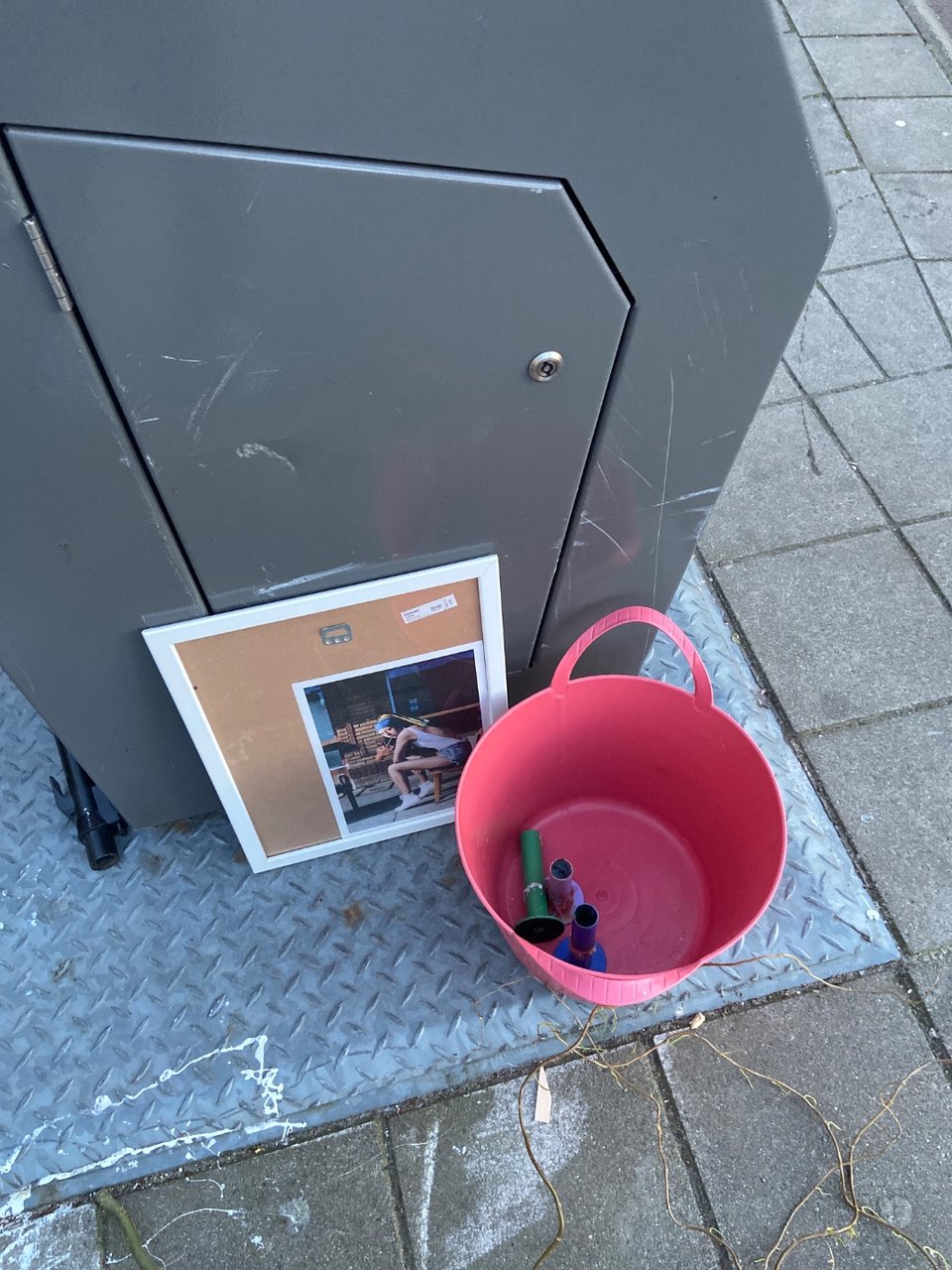 Kandelaren en fotolijst