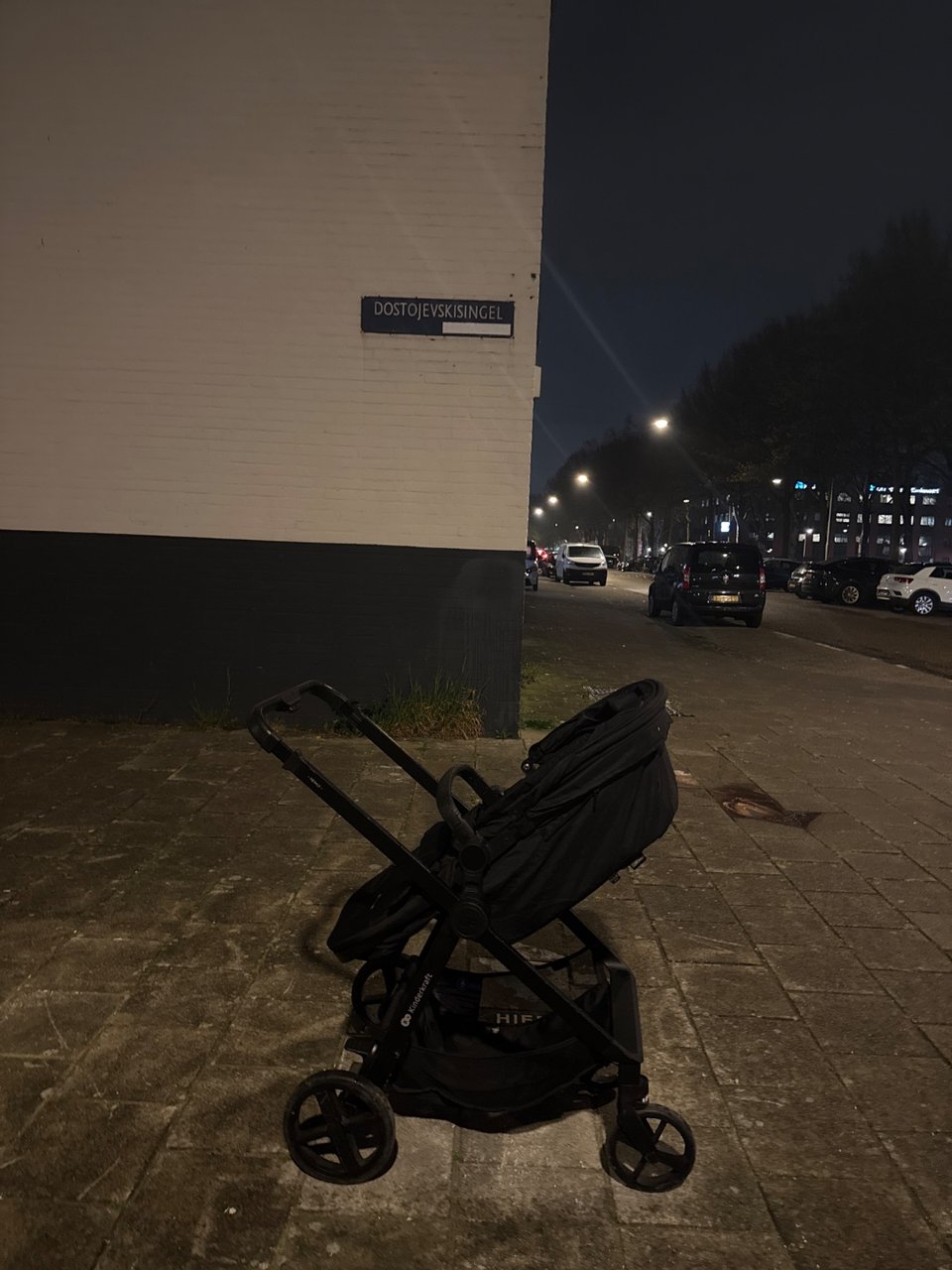 Black stroller