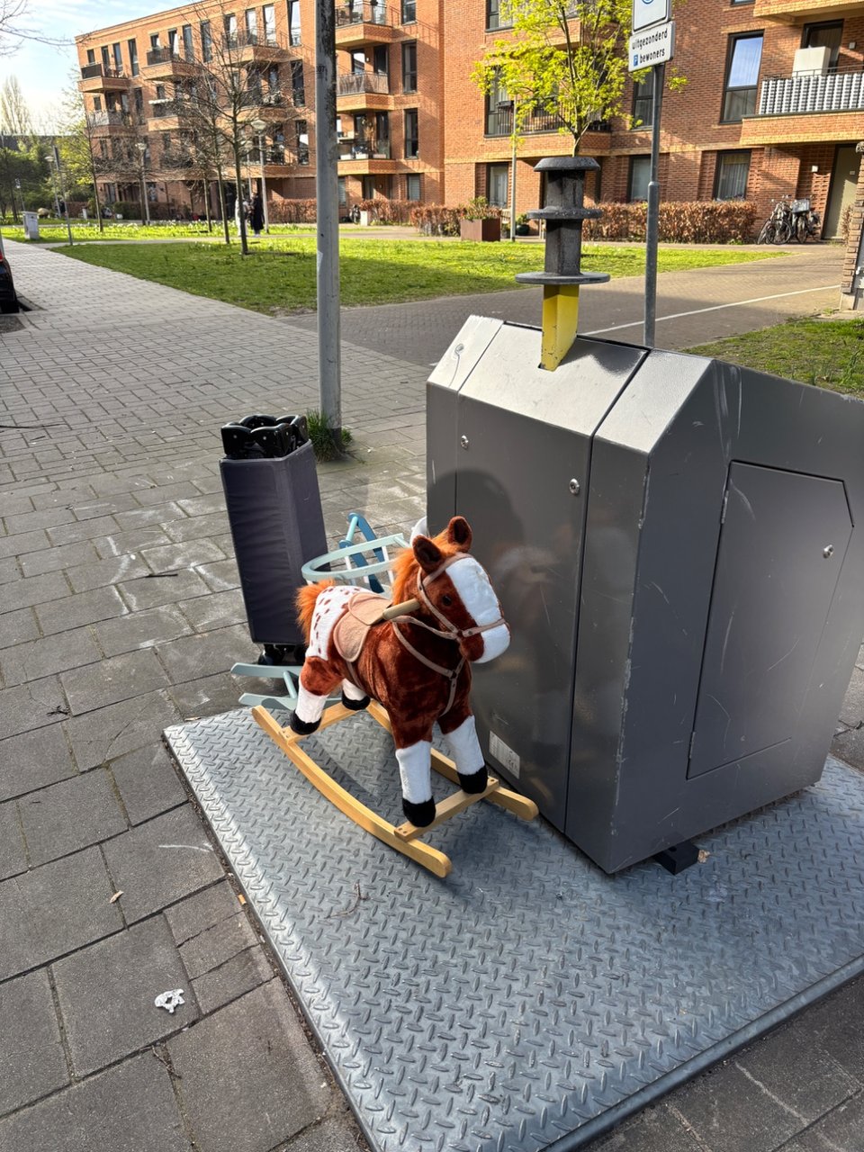 Kid's stuff, looks intact and clean.