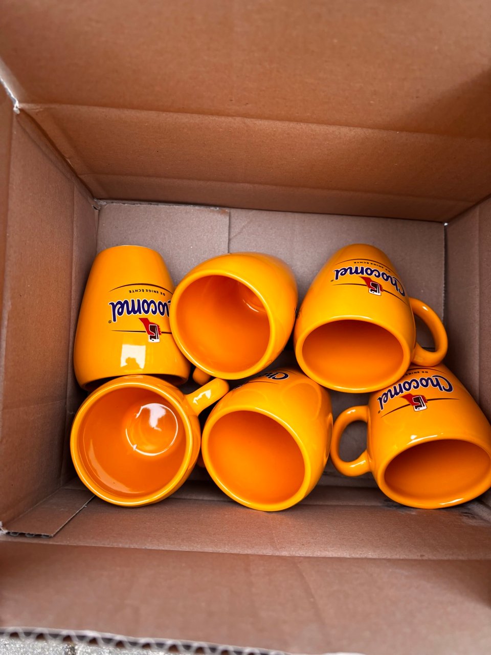 Chocomelk glazen en mokken (3 dozen)