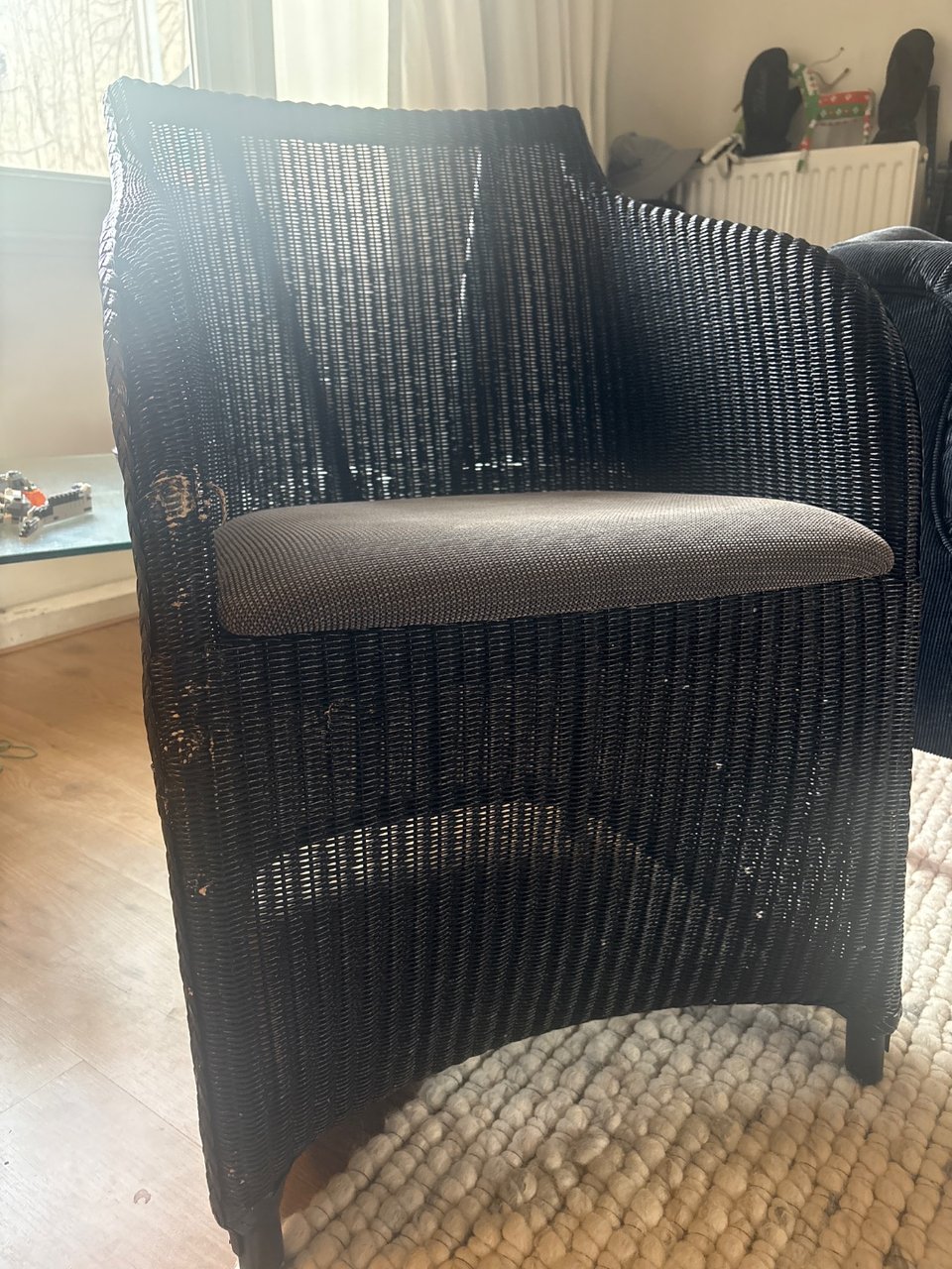 Lloyd Loom vintage stoel. Oosterpark