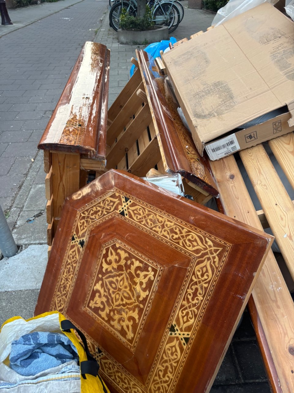 Gave buiten bank lijkt met mooi patroon!