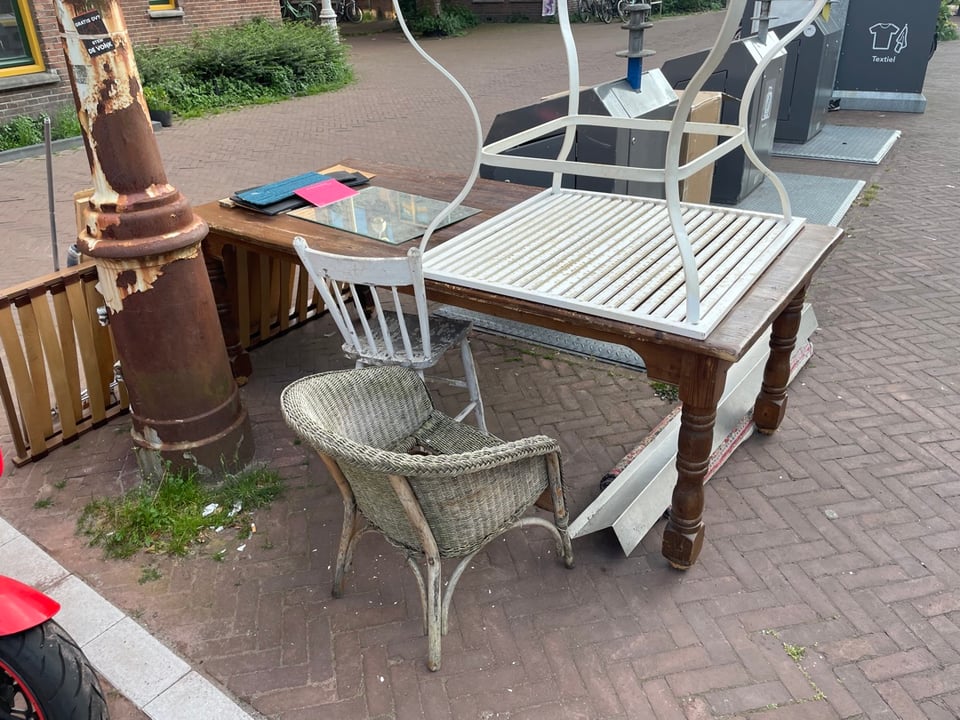 Two tables and a rug!