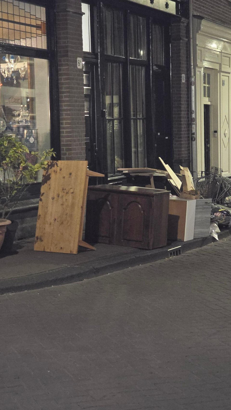 salontafel + eiken deel kast