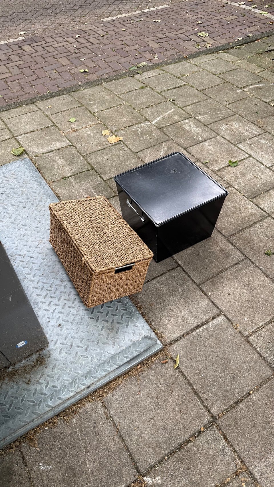 Two storage boxes 
In great condition
