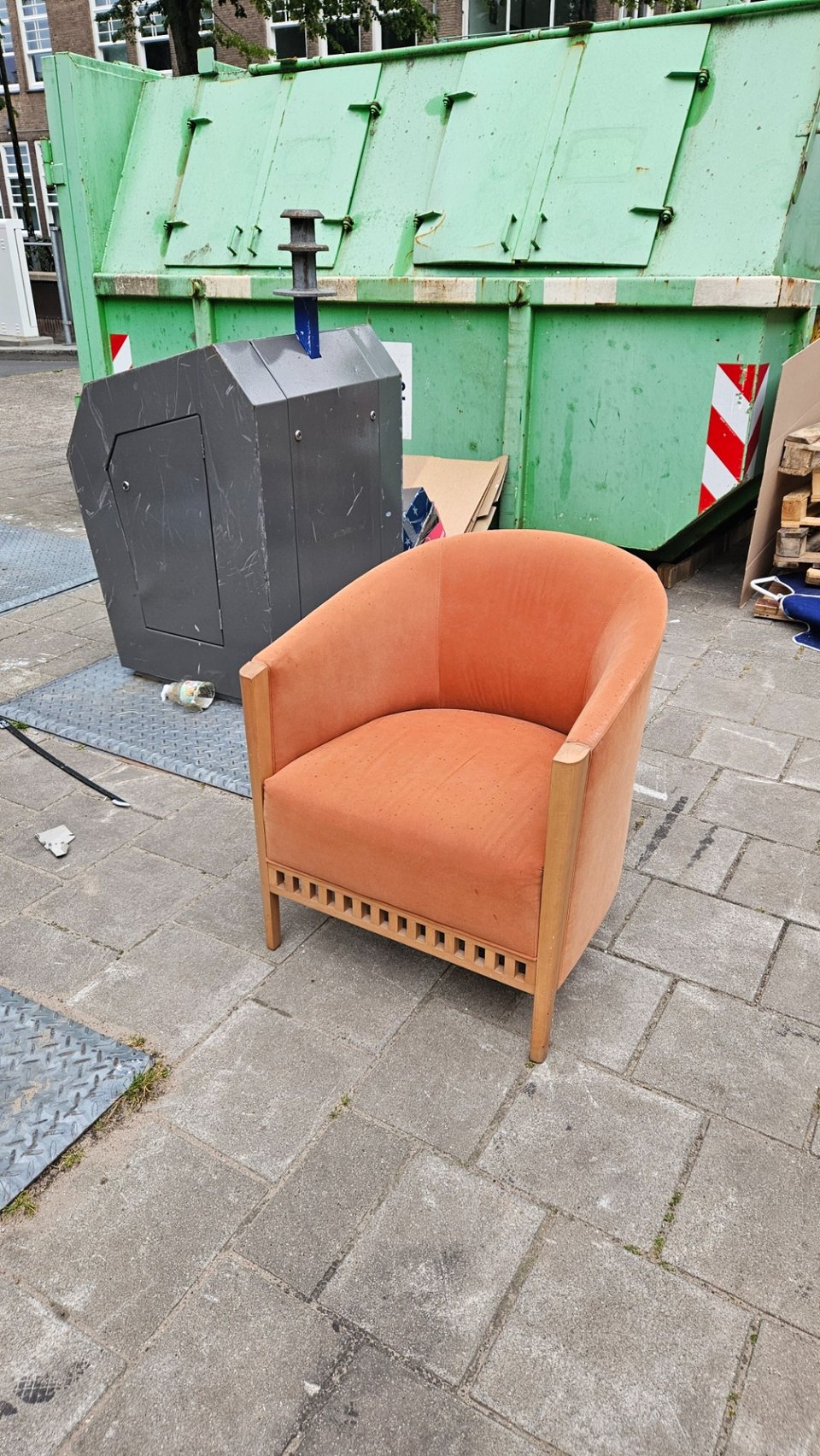 Salmon sofa