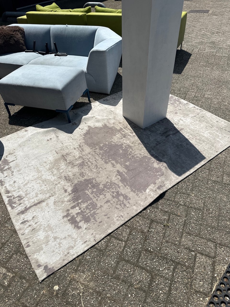 Couch and rug