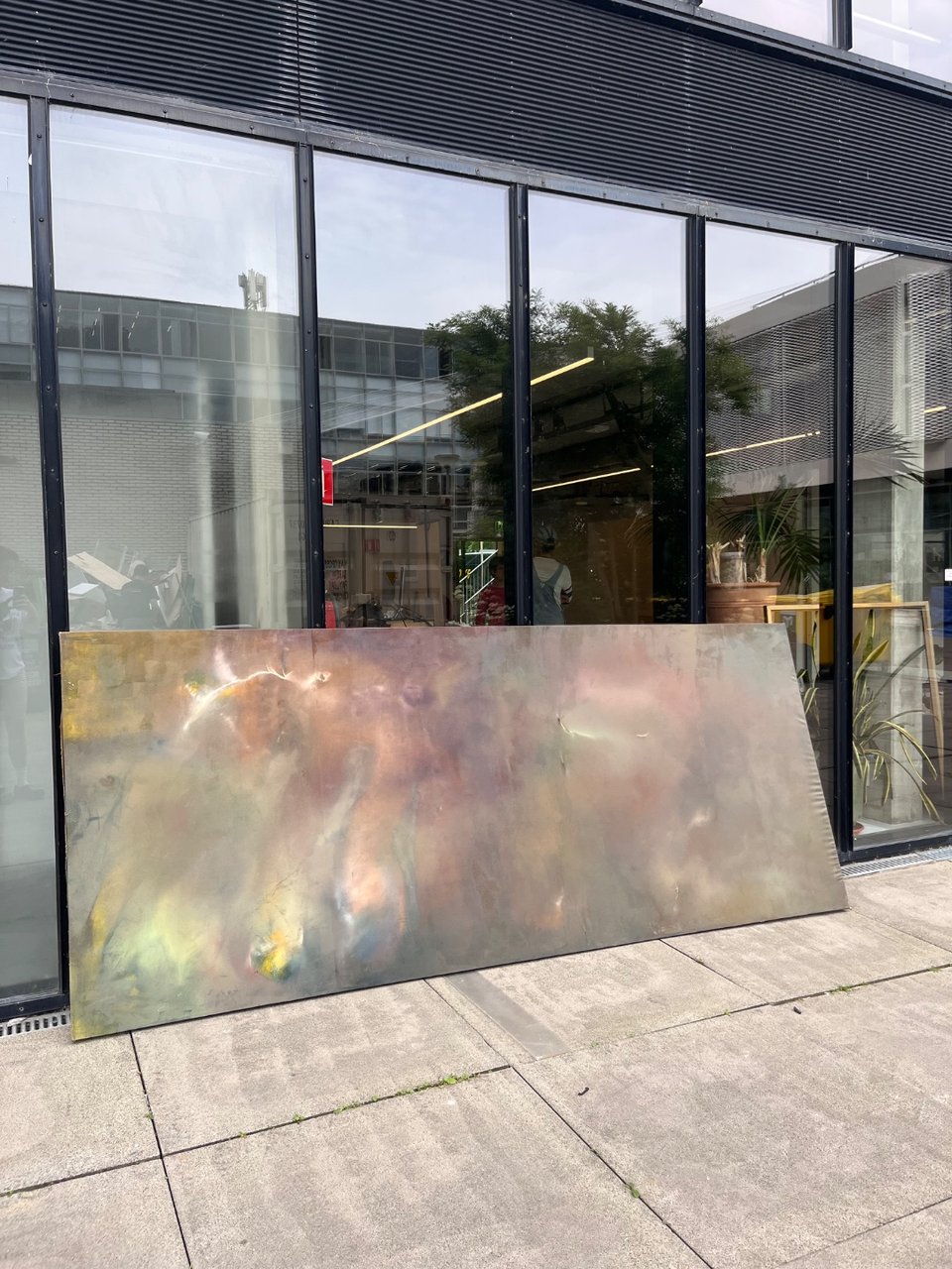 3x1.5m oil painting on rietveld academie campus