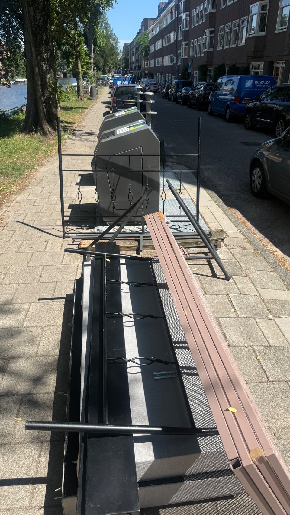 2 persons bed, auping 1,40 bij 2 meter