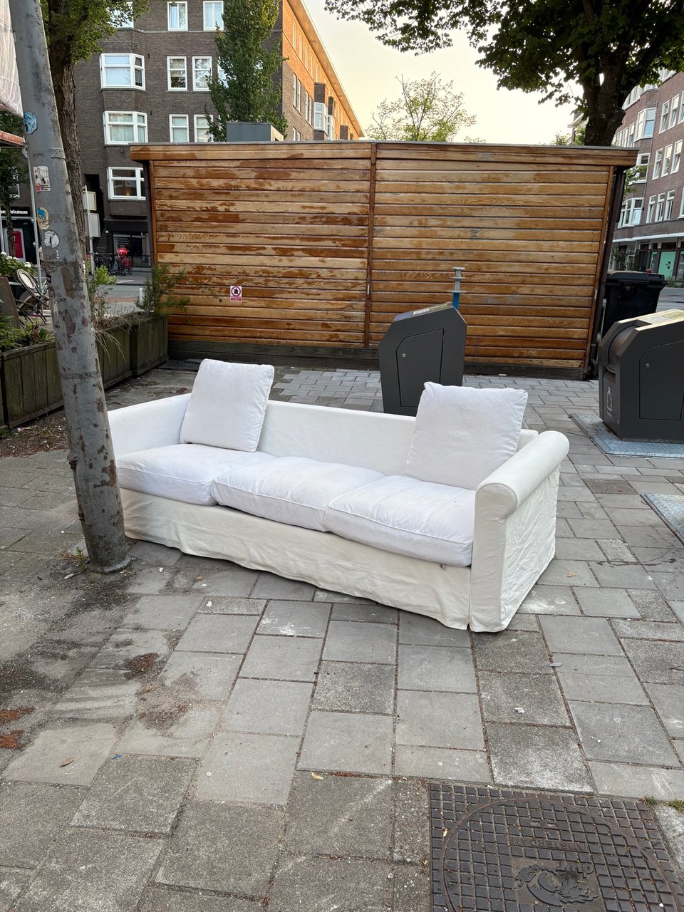 White couch