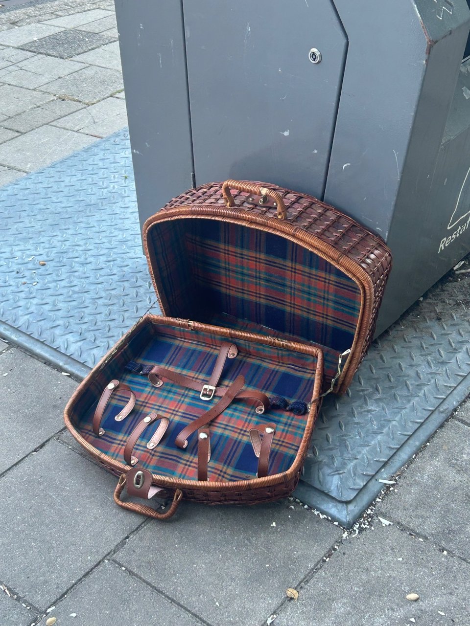 Vintage picknick mand