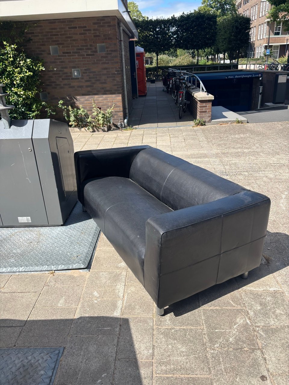black couch