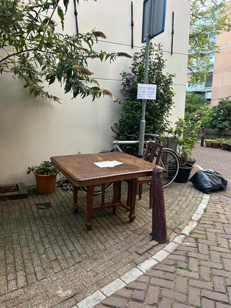 Table with chair
