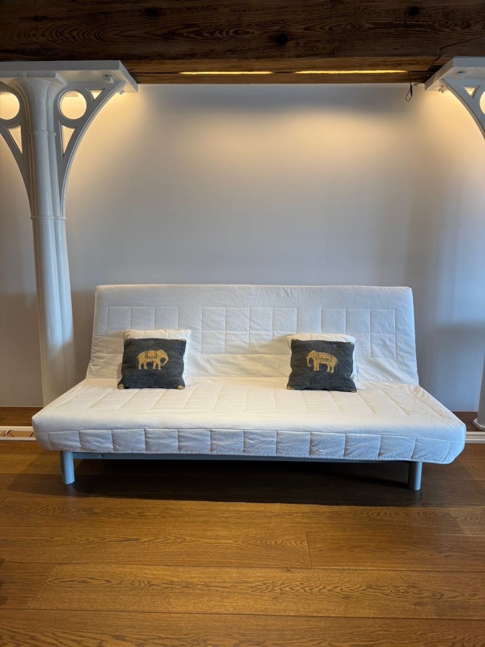 Sofa bed (without pillows), disassembled with screws included