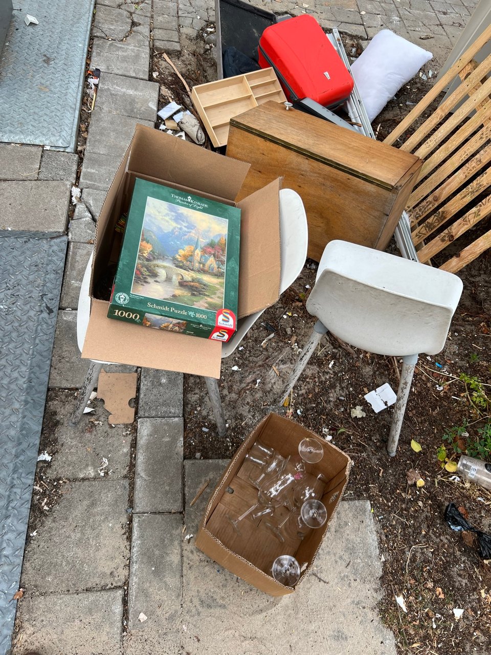 Glazen en een puzzel