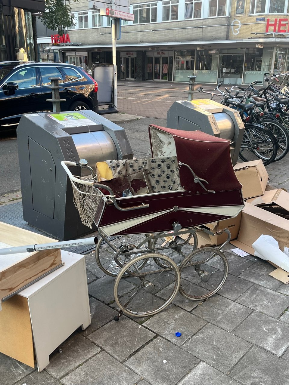Vintage baby car