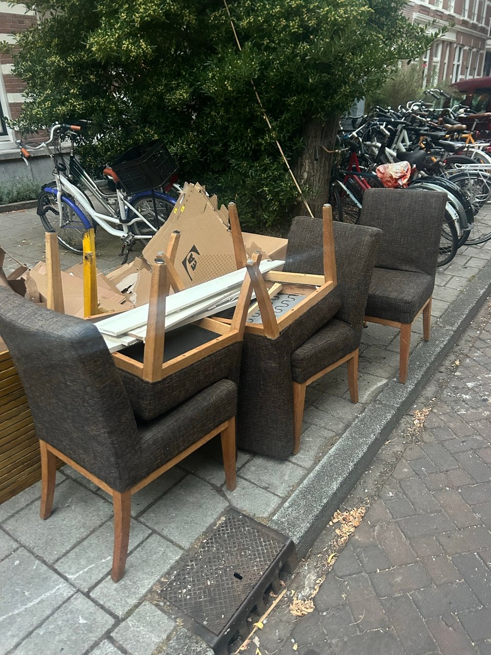 5 chairs in good condition!