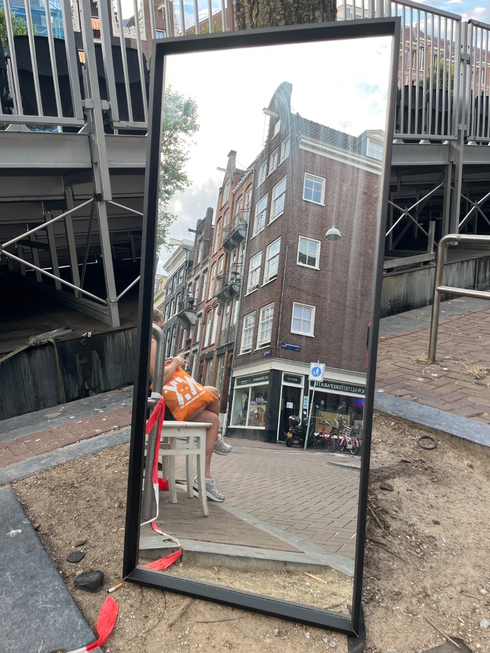 Een spiegel in goede staat