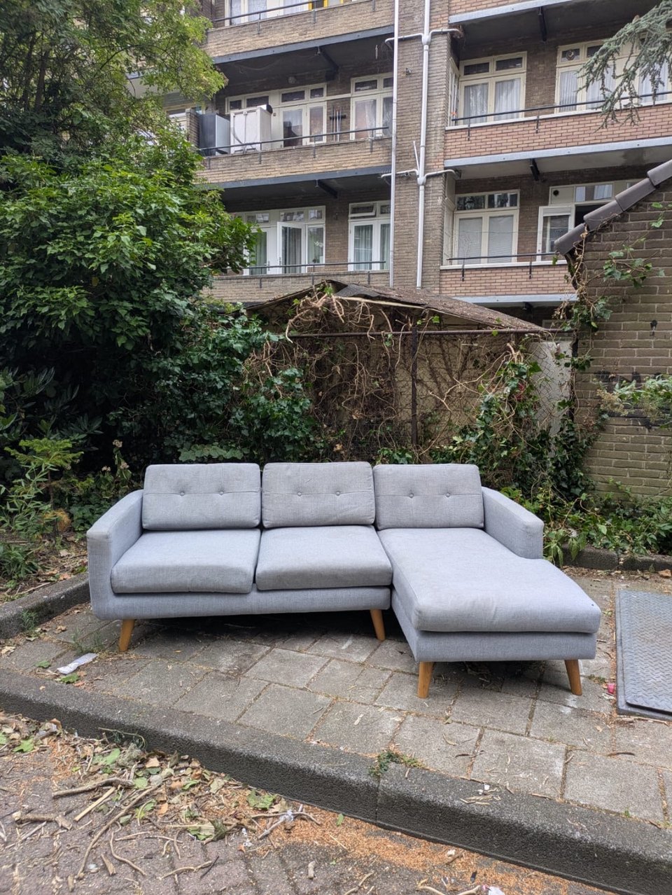 Couch is 215cm wide, deepest part of couch 150cm