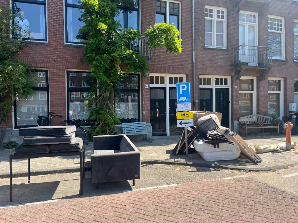 Couch, dining room table, extra-extra king size bed from Goosens (mattress and base with drawer set), wine glasses, plates, brand new carpet, glasses, carpet. More things still be brought down