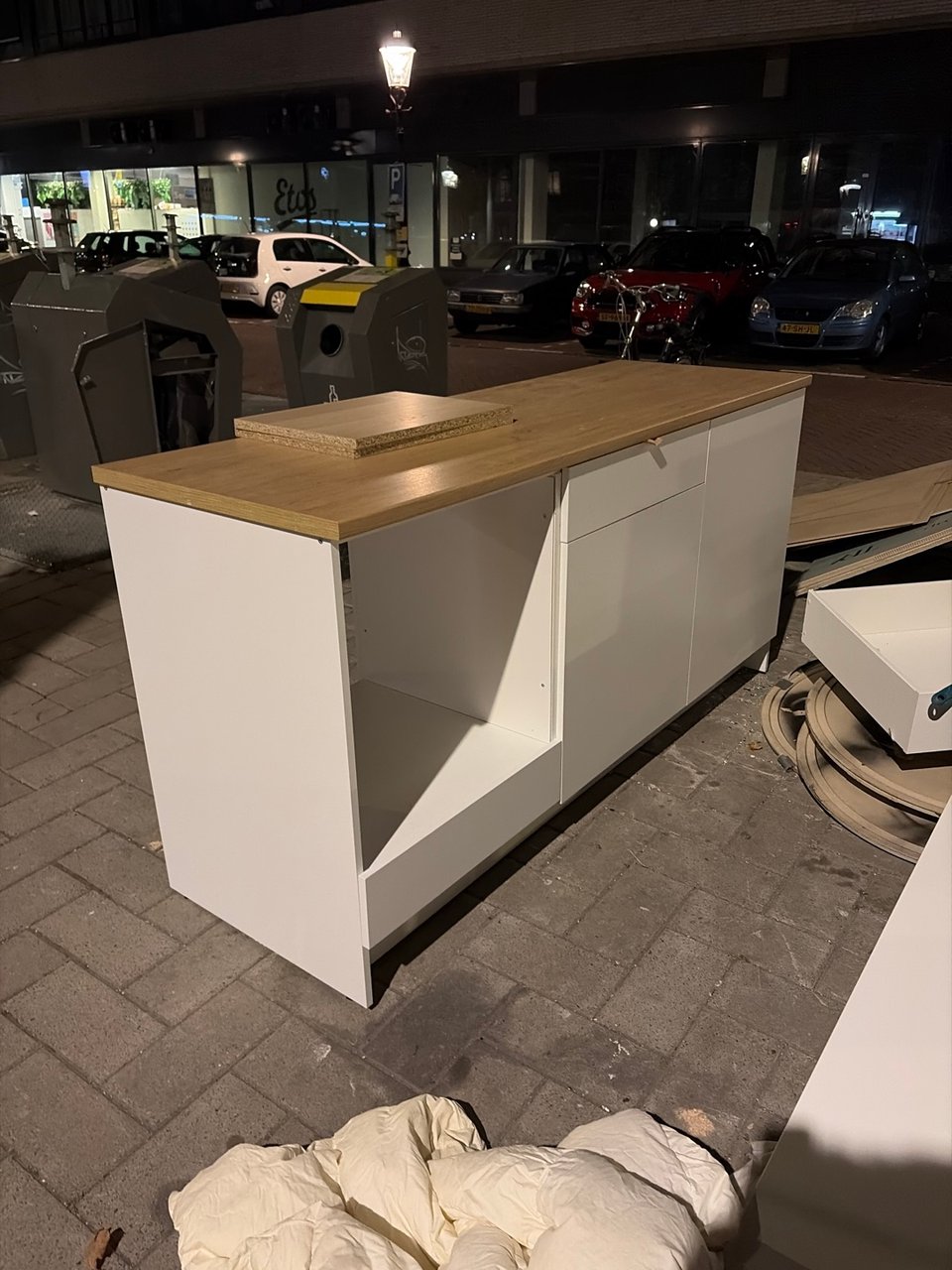 Perfecte stevige keukenkast paneel en planken