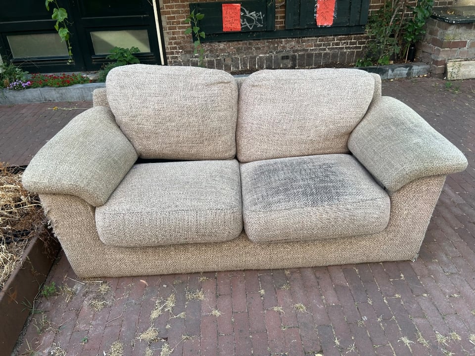 Two person couch, used but still ok