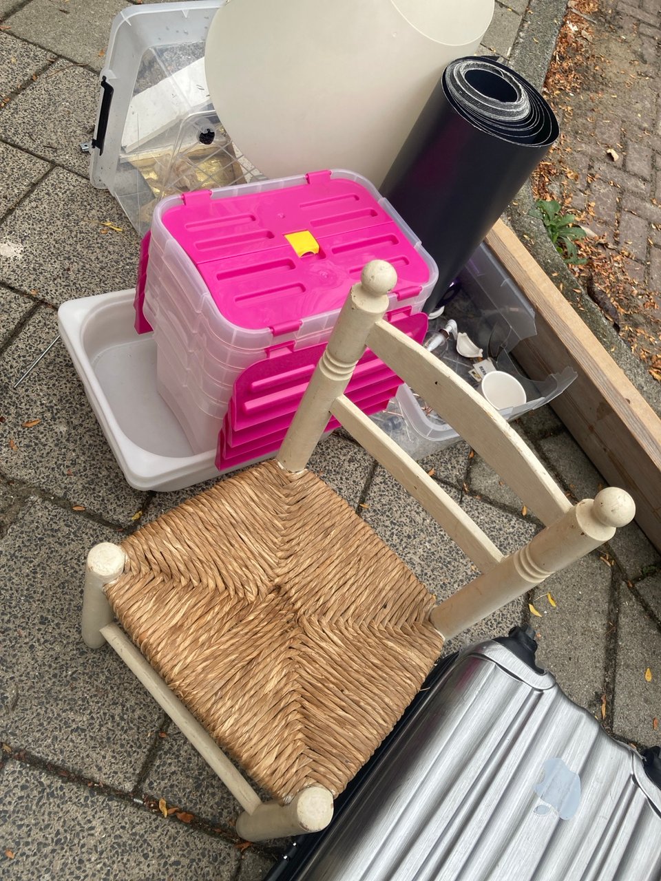 Boxes and chair for children